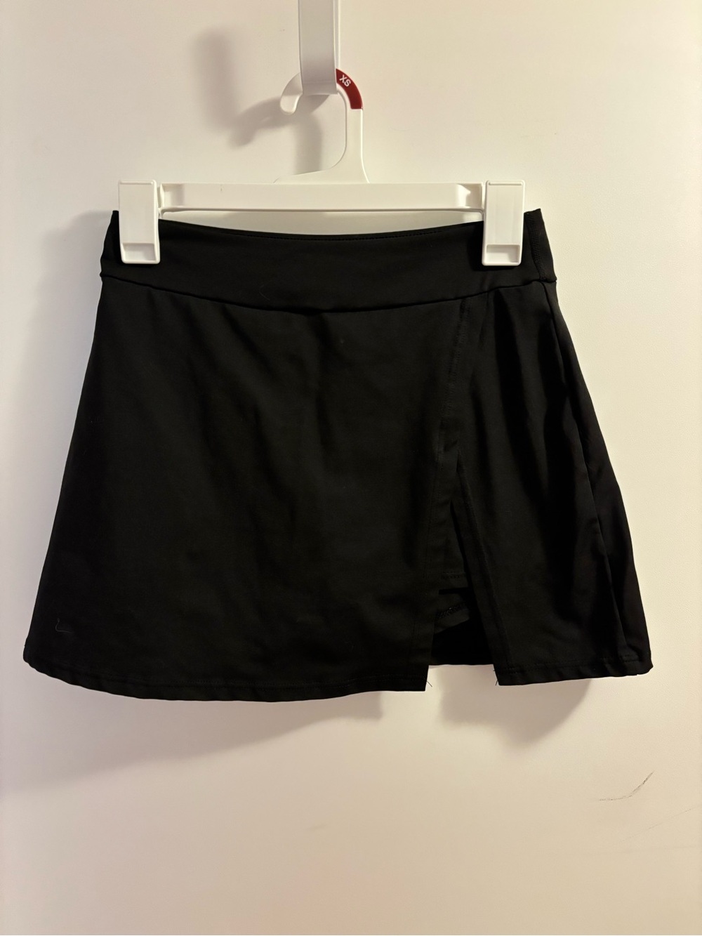 SHEIN Black Athletic Skort with Built-In Shorts
